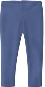 img 4 attached to 🩱 Heather Summer Cotton Cropped Leggings for Girls - Stylish Clothing Option in Leggings