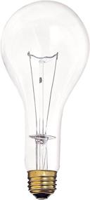 img 1 attached to 💡 Satco S4959 PS25 Medium Base Clear Light Bulb, 300W, 130V