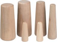 🛑 seachoice 45411 emergency stopgap wood plugs set - assorted sizes (1/2-inch to 2-inch) - pack of 6 logo