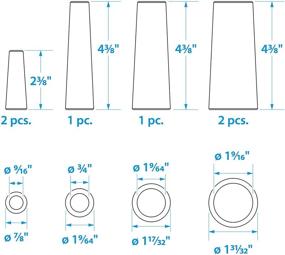 img 1 attached to 🛑 Seachoice 45411 Emergency Stopgap Wood Plugs Set - Assorted Sizes (1/2-Inch to 2-Inch) - Pack of 6