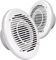 🔊 enhance your marine audio experience with the magnadyne wr85w waterproof 6 1/2 inch 2-way speaker (sold as a pair in white) logo