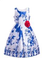 🌸 emma riley girls flower party special occasion dress: a perfect blend of elegance and charm logo