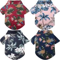 hawaiian dog shirts: stylish pet t-shirts for summer, perfect for medium to large dogs (x-large) логотип