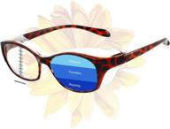 👓 progressive safety glasses with readers and blue light protection: leopard design + various reading strengths logo