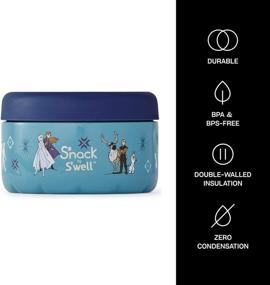 img 1 attached to 🥶 S'nack by S'well Stainless Steel Food Container - 10oz - Frozen Adventure - Insulated and Portable Bowl for Keeping Food and Beverages Cold for 10 Hours and Hot for 4 Hours