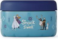 🥶 s'nack by s'well stainless steel food container - 10oz - frozen adventure - insulated and portable bowl for keeping food and beverages cold for 10 hours and hot for 4 hours logo