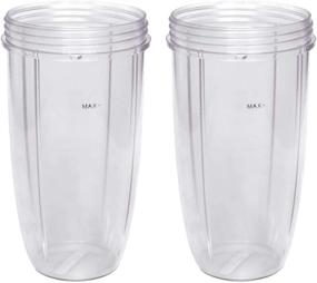 img 4 attached to 🥤 32oz Replacement Cups for Nutribullet - Pack of 2, Compatible with Nutri Bullet 600W and 900W