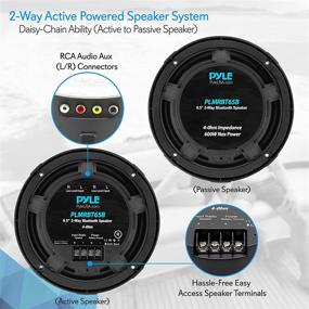 img 3 attached to 6 5 Inch Bluetooth Marine Speakers Sports & Fitness