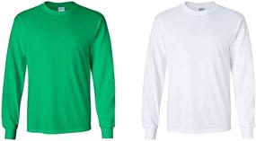 img 2 attached to Gildan G5400 100 Cotton L Sleeve Men's Clothing and T-Shirts & Tanks