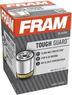 🚗 long-lasting performance: fram tough guard tg2-1 spin-on oil filter for 15k mile change interval in passenger cars logo