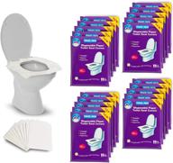 🚽 gohygiene - travel pack of disposable paper toilet seat covers (180-count) + 2 free packs (20-count) logo