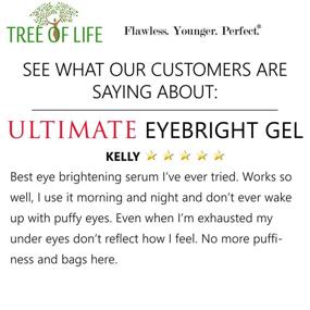 img 1 attached to Tree of Life Ultimate Eyebright Eye Gel: Revitalize Your Eyes with Amino Acids and Hyaluronic Acid, Combat Dark Circles and Puffiness, 0.5 Fl Oz