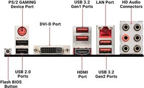 img 2 attached to Материнская плата MSI B450 GAMING PLUS Max ATX: Поддержка AMD Ryzen 2-го и 3-го поколения AM4 с M.2, USB 3.0, DDR4, DVI, HDMI, Crossfire