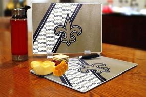 img 2 attached to Orleans Saints Tempered Cutting Display
