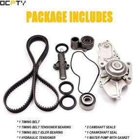 img 2 attached to 🛠️ Complete Timing Belt Kit with Water Pump, Gasket, Tensioner, and Bearing - OCPTY Compatible for 2008-2010 Honda Odyssey and 2004-2015 Honda Pilot