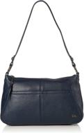 sak iris leather small indigo women's handbags & wallets logo
