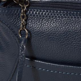 img 1 attached to Sak Iris Leather Small Indigo Women's Handbags & Wallets