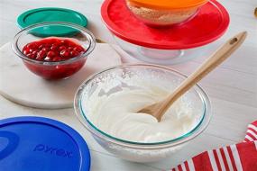 img 2 attached to 🍳 Оптимизированный поиск: Набор стеклянных мисок Pyrex Smart Essentials из 6 штук - улучшите ваш опыт кулинарии