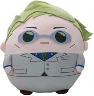 🧸 gojo satoru yuji itadori anime plush doll figures soft stuffed toys keychain cushion pillow round prop keyring (10cm/3.94inch, nanami kento) logo