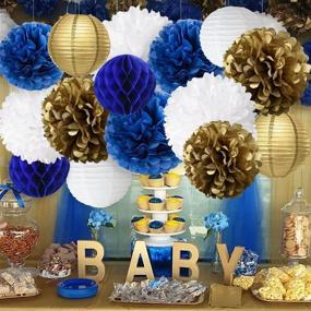 img 3 attached to Wcaro Honeycomb Nautical Decoration Birthday