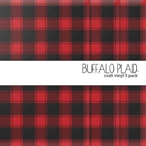 img 1 attached to Buffalo Plaid Printed Craft Sheets