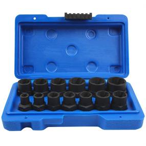 img 4 attached to MIKKUPPA Bolt Extractor Socket Set Tires & Wheels