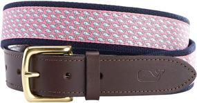 img 3 attached to 🐋 Whale Canvas Belts by Vineyard Vines