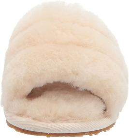 img 3 attached to Детские тапочки UGG Girls Fluff Slipper виолетового цвета для мальчиков