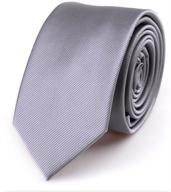 sharp & stylish: ainow skinny necktie with striped texture - essential men's accessory logo