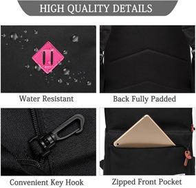 img 2 attached to 🎒 VASCHY Classic Water-resistant Backpack for Men and Women - Lightweight, Travel-friendly, and Stylish Daypack