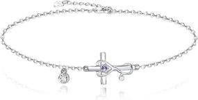 img 4 attached to Adjustable Sterling Stethoscope Bracelet - Perfect Graduation Gift for Girls' Jewelry