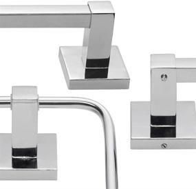 img 3 attached to Globe Electric Polished Chrome Finn Bath Set 51368