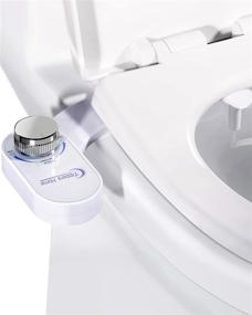 img 4 attached to 💦 Self-Cleaning Nozzle Bidet Attachment - Tibbers Home, Fresh Water Sprayer, Easy to Install - No-Electric Toilet Bidet