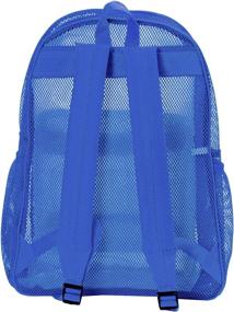 img 2 attached to Stylish and Durable Classic Student Through Netting Backpack: Perfect Casual Daypacks
