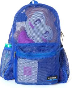img 1 attached to Stylish and Durable Classic Student Through Netting Backpack: Perfect Casual Daypacks