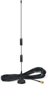 img 4 attached to 📻 Bingfu Dual Band VHF UHF Ham Radio Antenna Handheld Two Way Radio Magnetic Base SMA Male Antenna - Compatible with Icom Yaesu Vertex Standard Horizon Marine VHF Radio