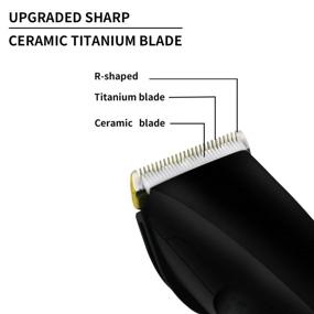 img 2 attached to 💇 AWECOT Hair Clippers for Men: Professional Cordless Trimmer Kit with 3 Speeds, LED Display, USB Rechargeable - Ideal for Family Use!