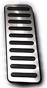 img 2 attached to 🚀 Enhance your 2015-2020 Mustang with American Car Craft Dead Pedal Trim Plate in Polished Stainless Steel