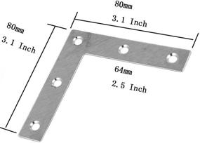 img 1 attached to BTMB Stainless Furniture 80Mmx80Mm 3 14X3 14