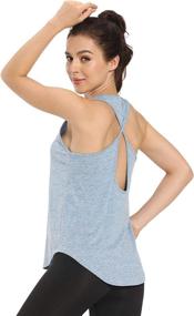 img 2 attached to Aeuui Women's Workout Tops - Cute Gym Clothes for Running and Yoga - Shirts