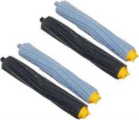 img 4 attached to 🧹 HIFROM Replacement Tangle-Free Debris Extractors Rollers Kit for Vacuums 860-894 and 960-980 - 2 Set Robot Rollers