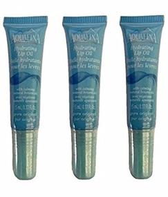 img 3 attached to 💧 Aquafina Pure Original Hydrating Lip Oil - Three Tubes: 5 ml/0.17 oz Each for Nourished Lips