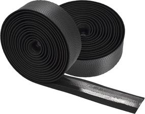 img 4 attached to Optimize your Cycling Experience with Domain Cycling Extra Long Gel Handlebar Bar Tape Wrap for Road Bikes