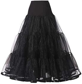 img 1 attached to 👗 Ultimate Plus Size Women's Ankle Length Petticoats: Perfect Wedding Crinoline Underskirt for Prom & Evening Gowns
