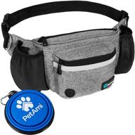 🐶 petami dog fanny pack: ultimate dog walking and training pouch - treats, poop bags, water bottle, bowl included! logo