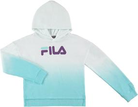 img 3 attached to 👚 Флисовый свитшот Fila Heritage: стильная одежда для активных модниц