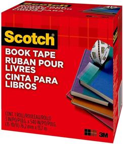 img 3 attached to 📚 Premium Scotch Book Tape 845, 3 Inches x 15 Yards - Durable and Reliable FF084574