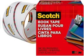 img 1 attached to 📚 Premium Scotch Book Tape 845, 3 Inches x 15 Yards - Durable and Reliable FF084574