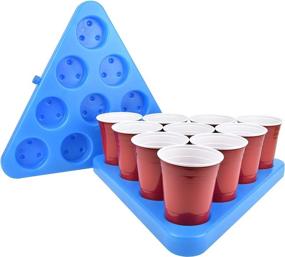 img 4 attached to 🍻 GoPong N-Ice Rack Freezable Beer Pong Set: 2 Racks, 3 Balls, and Rules for Ultimate Chilling Fun