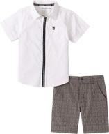 calvin klein pieces shirt shorts boys' clothing : clothing sets logo